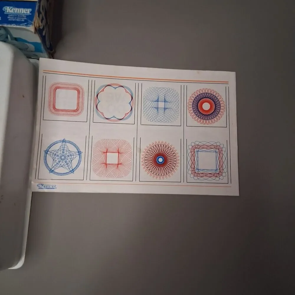 Vintage‎ 1990's SPIROGRAPH Board Game Celebrating 25 Years Edition Incomplete